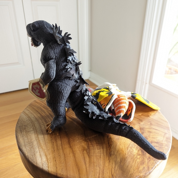 TY Beanie Baby Godzilla and Mothra - Picture 3 of 4